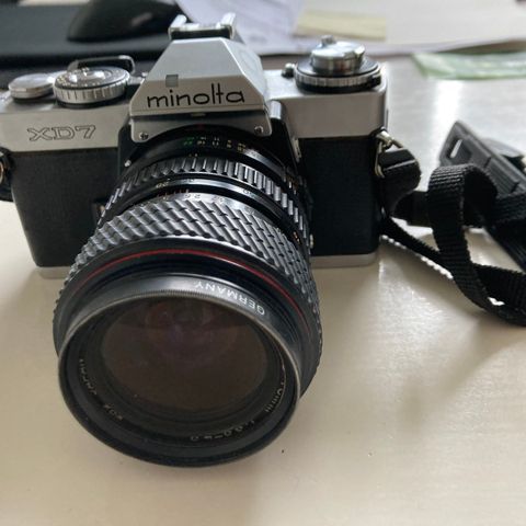 Minolta XD- 7 speilrefleks kamera