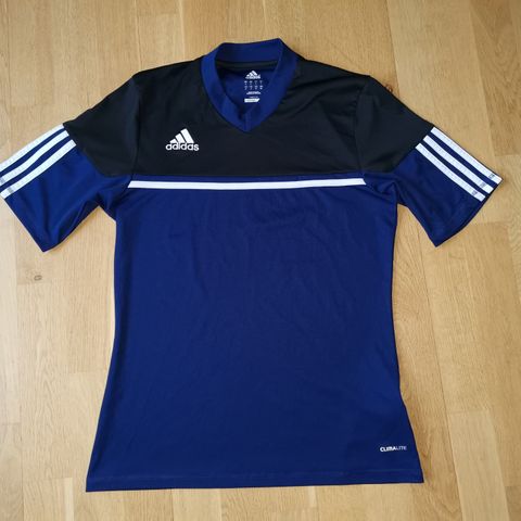 ADIDAS ClimaLite trenings-trøye i str S. Blå / sort, som ny