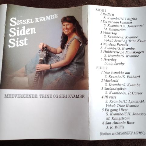 Sissel kvambe siden sist.1993.