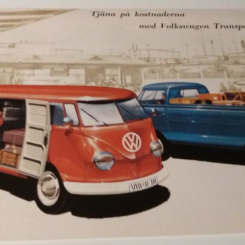 Volkswagen Transporter Type 2 , T1 -brosjyre (REPRINT)