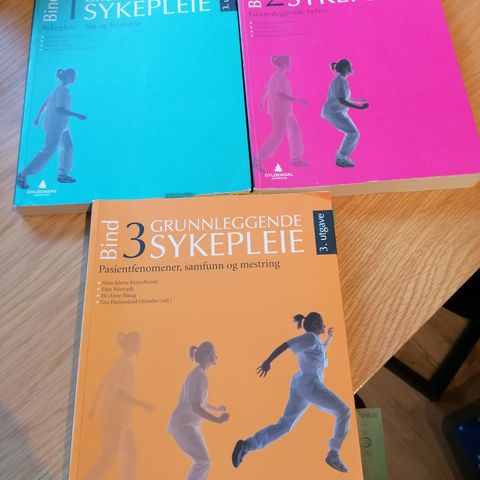 Grunnleggende sykepleie bind 1-3. 3 utgave - sendes ikke