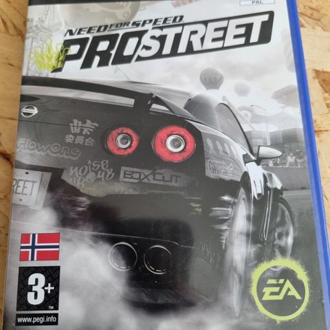 (Kan fås gratis) PS2 Need For Speed ProStreet