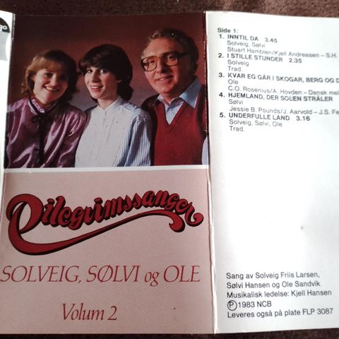 Solveig,Sølvi og Ole.pilegrimsanger.2.1983.
