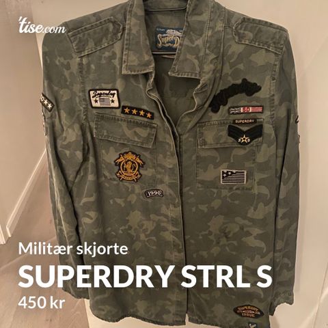 militar skjorte strl S