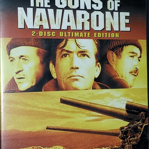 DVD.THE GUNS OF NAVARONE 1961.