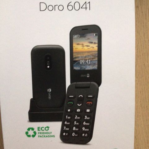 Doro 6041 mobiltelefon ubrukt (uåpnet)