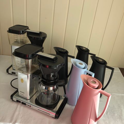Kaffetraktere og kaffekanner til leie