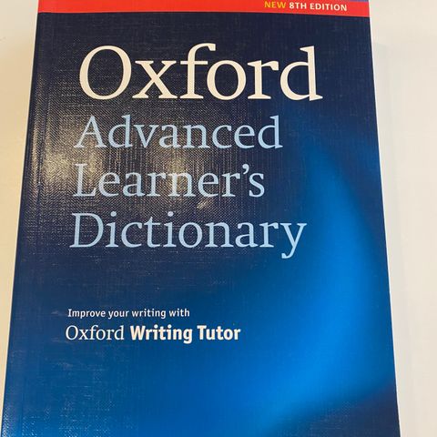 Oxford advanced learners dictionary