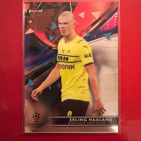 Erling Haaland topps finest fotballkort