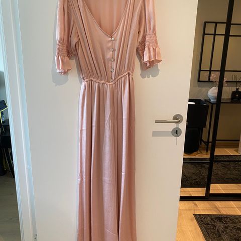 Rosa satin jumpsuit