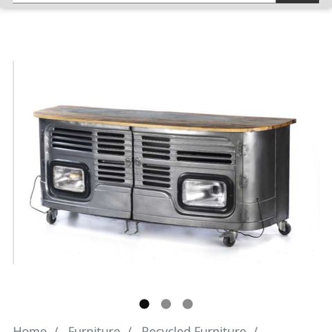 Truck TV Bench