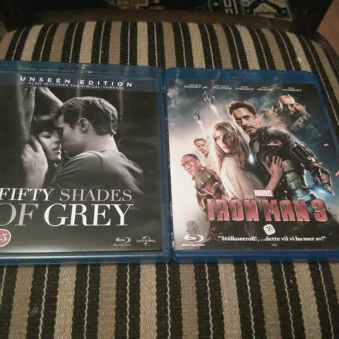 Iron man 1-2-3 - fifty shades of grey. - Imitation Game.- Just Go With It