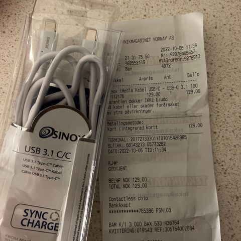 usb c/c  kabel