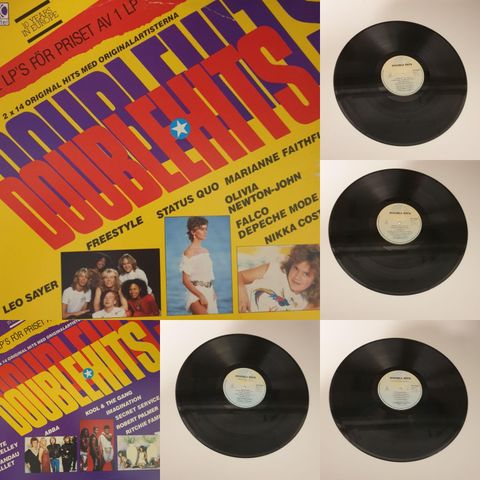 VINTAGE/RETRO LP-VINYL DOBBEL "DOUBL HITS 1982"
