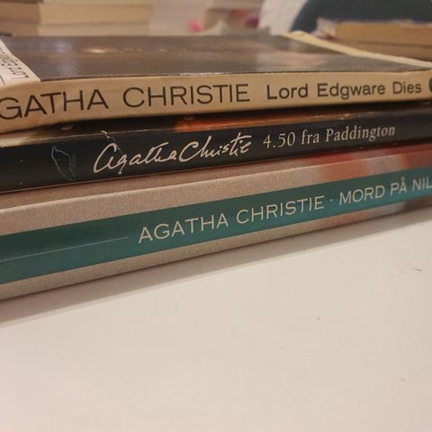 3stk Agatha Christie bøker