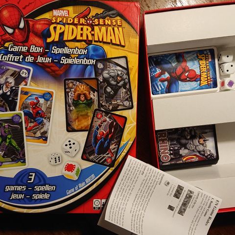 Spider-man Spider-sense spilleske game box