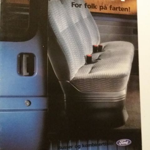 1992 Ford Transit -brosjyre.