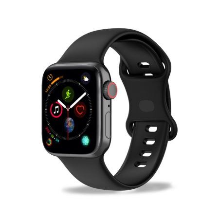 Svart silikonreim til Apple Watch (38/40/41 mm) S-M