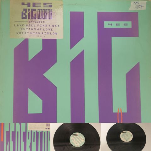 VINTAGE/RETRO LP-VINYL "4 ES BIG GENERATOR 1987 - WX 70 790 522-1"