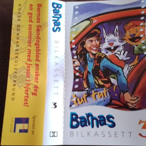 Barnas bilkassett. 3.flyg,vesle fugl.