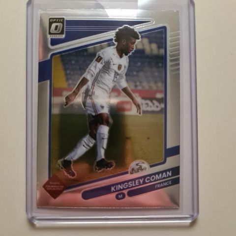 Kingsley Coman Optic Donruss road to qatar Fotballkort