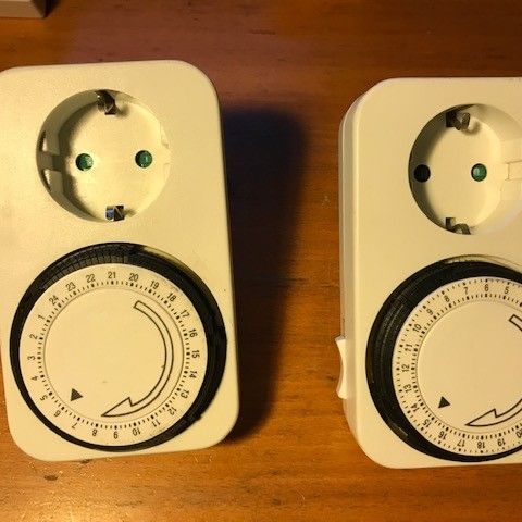 Timer/ tidsur stikkontakt, innendørs max 3500W