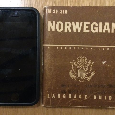 Eneste på finn: Norwegian Language Guide, War Department Washington 1943