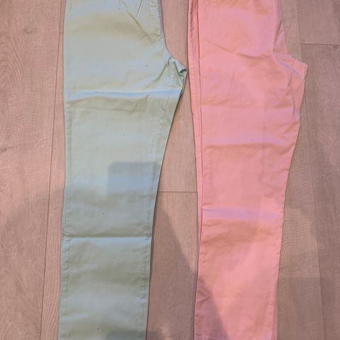 Summer bukse rosa og turkis farge 2stk 170kr