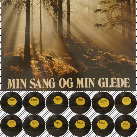VINTAGE/RETRO LP-VINYL (6 STK) MIN SANG OG MIN GLEDE 1978