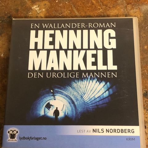 Lydbok Den urolige mannen en Wallander-roman CD
