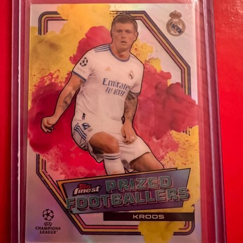 Toni Kroos topps finest Fusion fotballkort