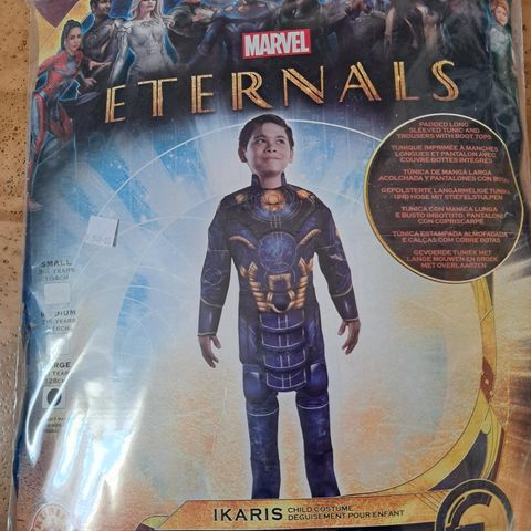 Marvel Eternals kostyme 7 -8 år. Uåpnet