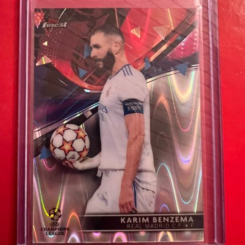 Karim Benzema topps finest fotballkort 089/199