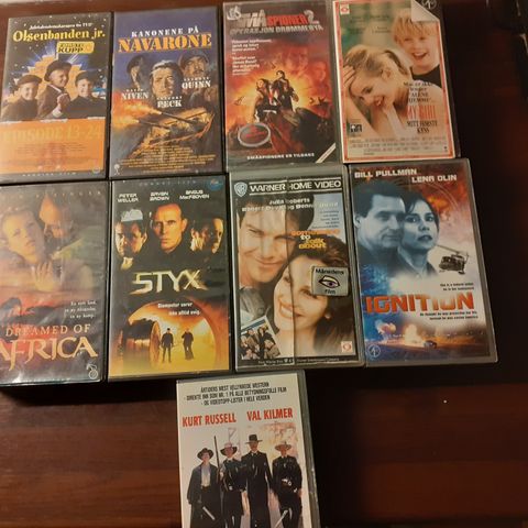 Div  VHS filmer.