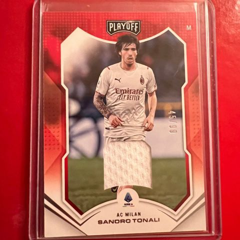 Sandro Tonali patch fotballkort 45/99