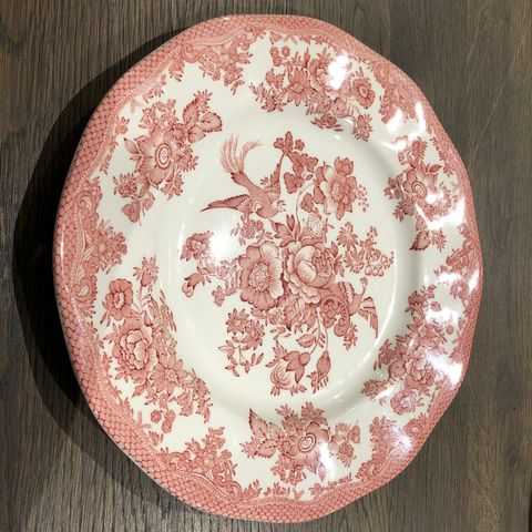 Unicorn tableware Asiatic Pheasant rosa 1 stk middagstallerken.