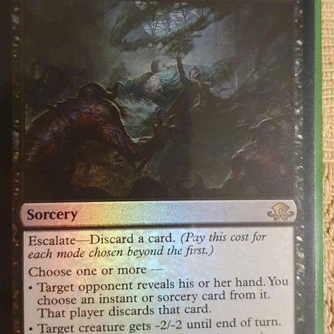 Magic the Gathering kort. Collective Brutality FOIL