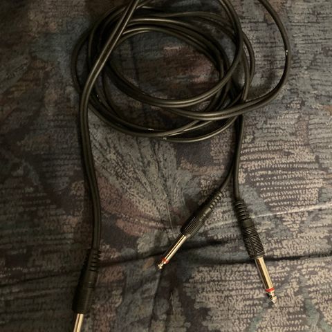 Mono splitt kabel jack TS 1,8 m spesialkabel