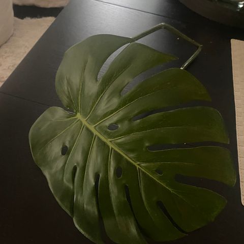 Kunstig Monstera blad  Slettvoll /shishi 40 cm l.Boligstyling