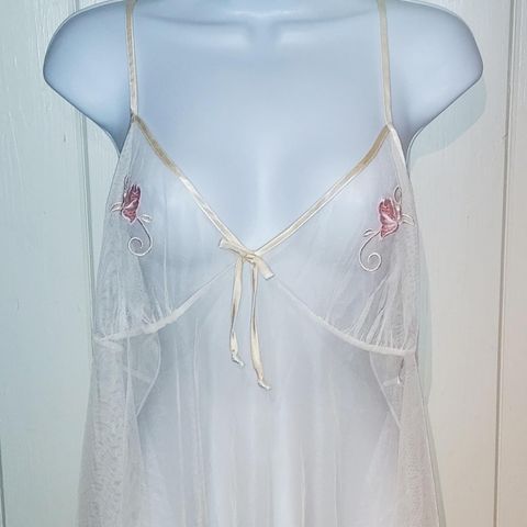 VINTAGE ORIGINAL BABY DOLL NEGLISJE.PLUS SIZE 1X.