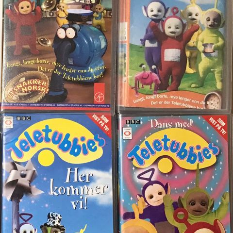 Teletubbies : Her kommer VI & Dans med Teletubbies Vhs 🚨Ny priser!