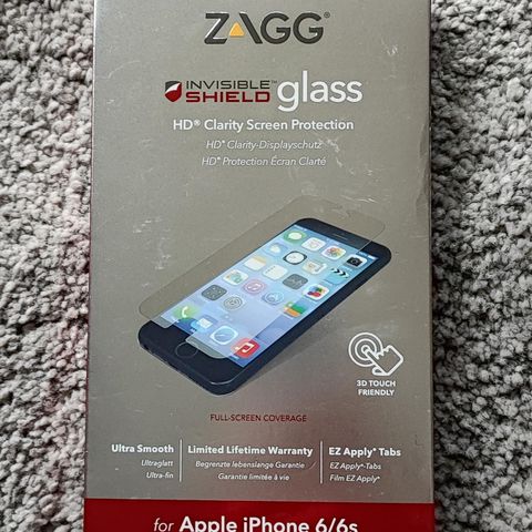 Iphone 6/6S Invisible Sheld Glass Zagg