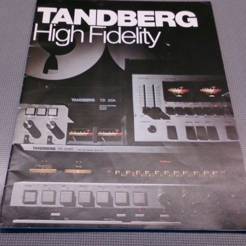 Tandberg High Fidelity brosjyre