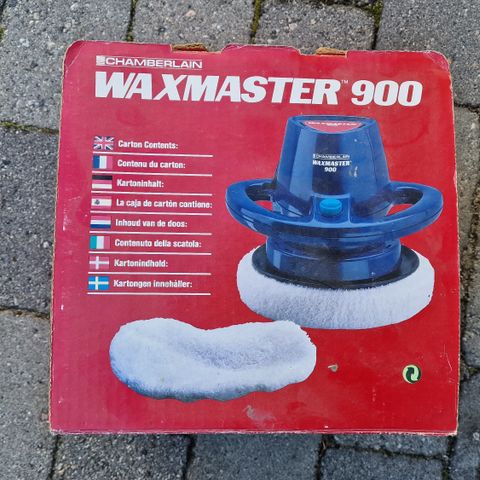 Waxmaster 900 polermaskin. KAN sendes.