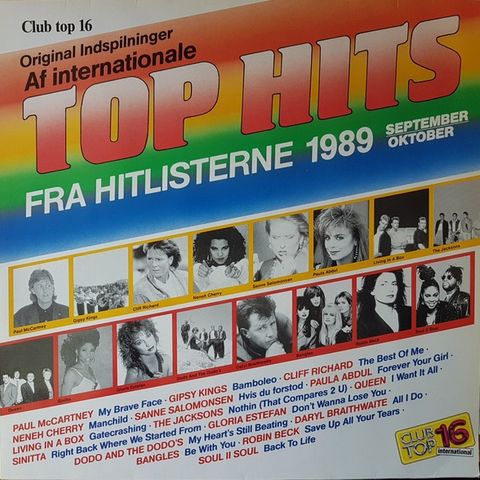 Club Top 16 - Internationale Top Hits - September/Oktober '89 ( LP, 1989)