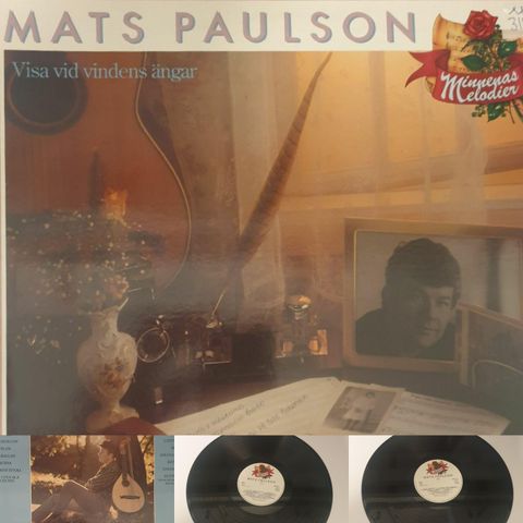 VINTAGE/RETRO LP-VINYL "MATS PAULSON/VISA VID VINDENS ÅNGAR 1966/1982"