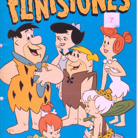 Engelsk strikkehefte: The Flintstones - 9 knitting patterns