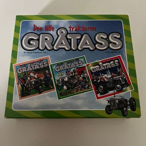 Den lille traktoren Gråtass - 3CD-boks