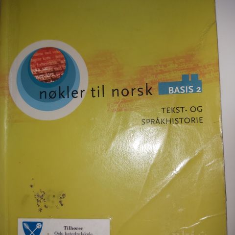 Nøkler til norsk - basis 2- kommunikasjon, språk, tekst og språkhistorie