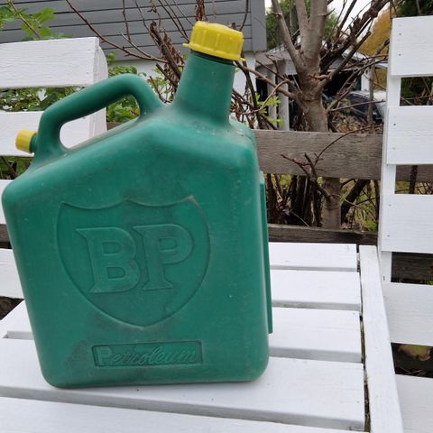 Retro BP 10 liter kanne plast